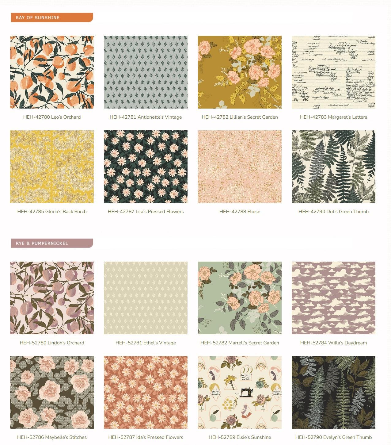 Her & History   Fat Quarter Bundle 16 Pieces from Art Gallery Fabrics Quilt Fabric