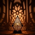 Gothic Cathedral Lamp - medieval shadow lantern