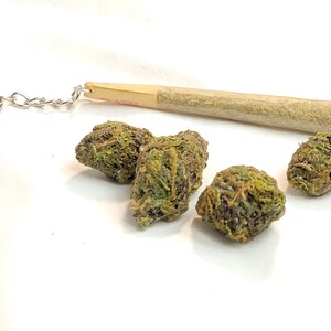 Faux Doobie Keychain – Fake Joint Keychain | Weed Keychain | Funny 420 Gift for Stoners | Cannabis-Inspired Accessory for Bags & Keys image 7
