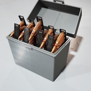 MIV 7.62x39 mm Clip Ammunition Case Grey