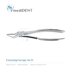 Tooth Extracting Forceps Dental Extraction Fig 51 Upper Roots *New* CE