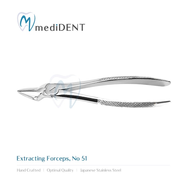 Tooth Extracting Forceps Dental Extraction Fig 51 Upper Roots *New* CE