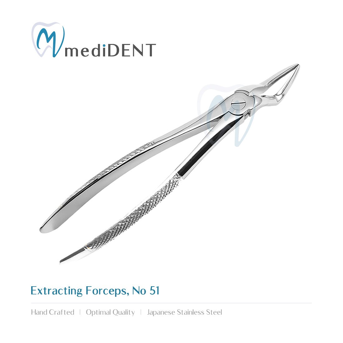 Pinza Estrazione Radici Denti Superiori Gima Figura 51 Inox