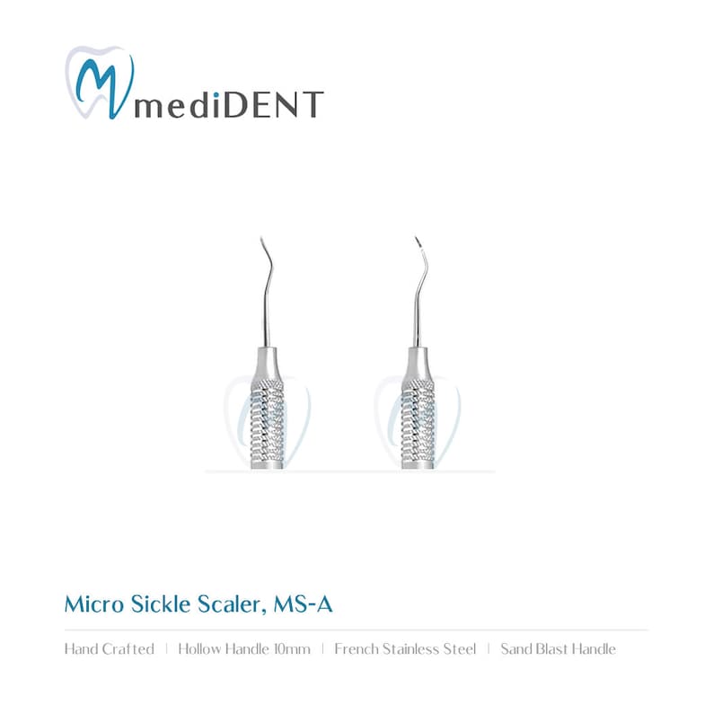 Sickle Scalers Msa S1301 S1302 Micro Periodontics Dental Hand