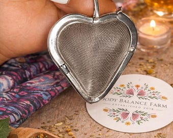 Infusor de té en forma de corazón de Body Balance Farm