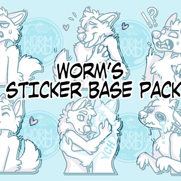 Telegram Sticker Base Furry - Etsy