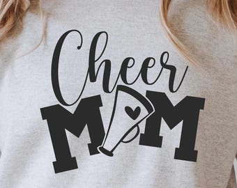 Cheer Mom Svg, Cheerleader svg, Cut File For Cricut and Silhouette
