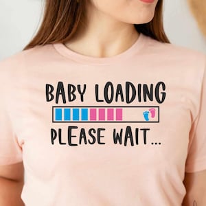 Baby Loading Please Wait Svg, Baby Gender SVG, Baby Svg, Baby Feet Svg, New Baby Svg, Pregnancy Svg, Cut File For Cricut and Silhouette