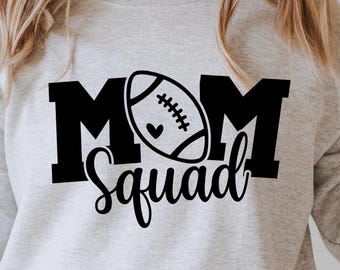 Mom squad Svg, football mama svg, football mom, football mom shirt svg, Cut File For Cricut and Silhouette