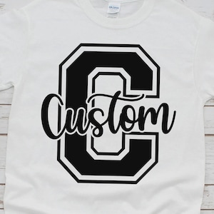 Custom Text Jersey font SVG, Custom sport Svg, Team Cut File, Custom Mascot Svg, Custom Football Svg, Custom Baseball Svg,Custom Soccer Svg,