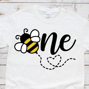 One bee svg, First birthday bee SVG PNG, bumble bee svg, One Bee Day Svg, 1st Birthday Svg My First Birthday Svg, One Svg, Birthday Svg