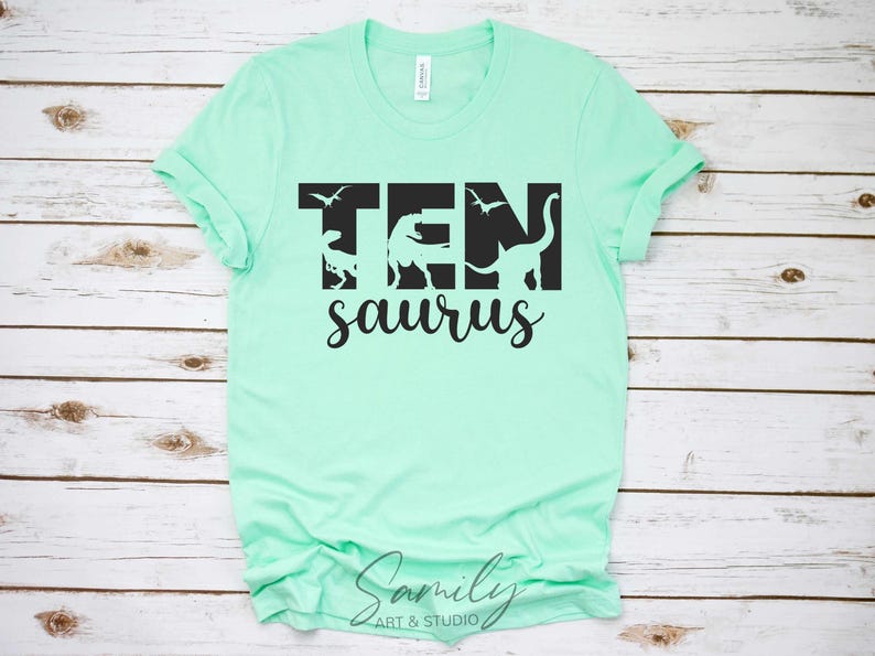 Rectangle Saurus Numbers Saurus Svg Bundle, One Saurus Svg, Two Saurus Svg, Three Rex ...
