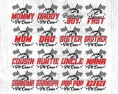 Family Pit Crew Bundle Svg, Matching Family Svg, Car Family Svg, Race Car Birthday Shirt Svg, Birthday Boy Svg, Svg Files for Cricut