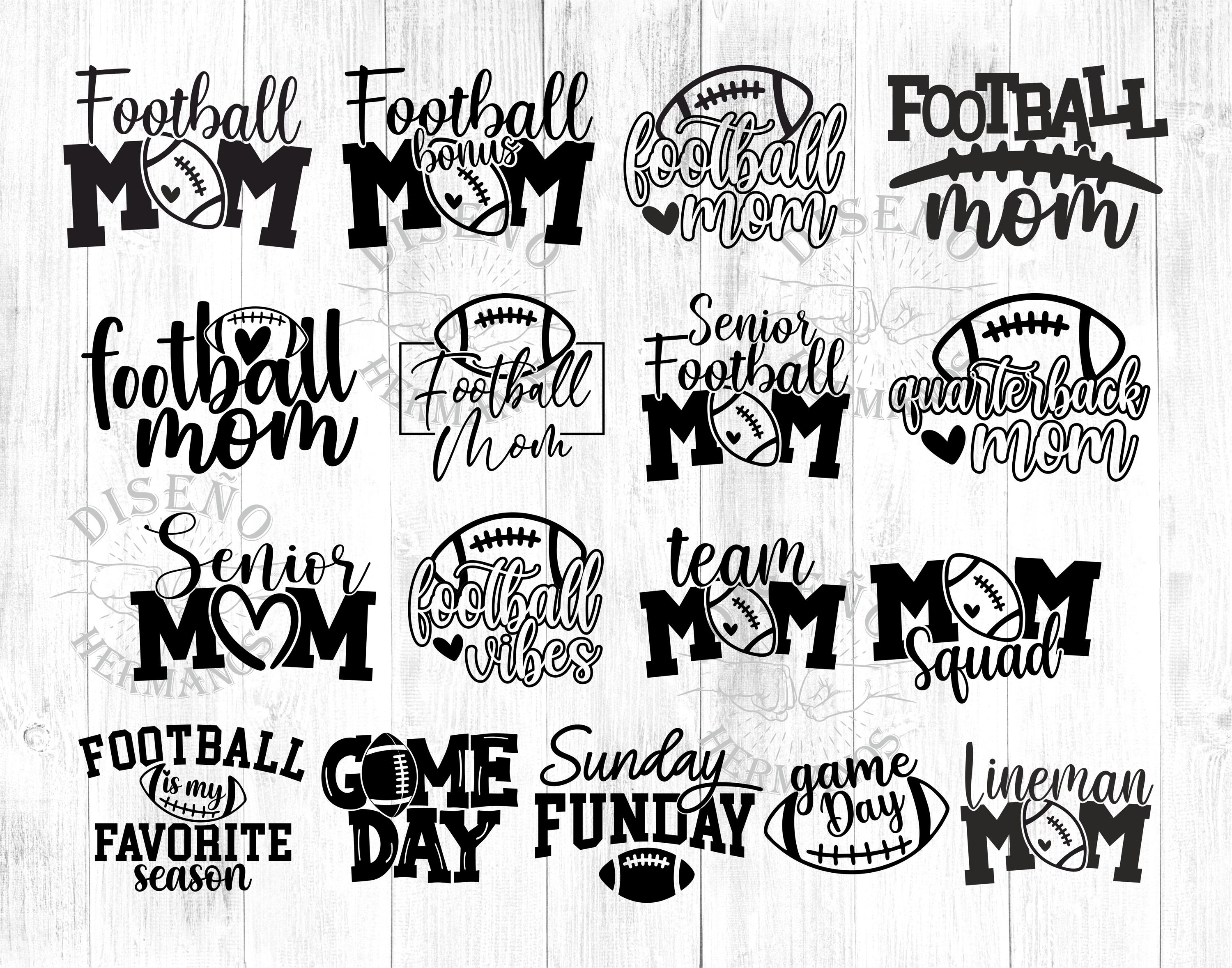 Football Mom Bundle SVG-PNG | Football Mom Svg File - Etsy