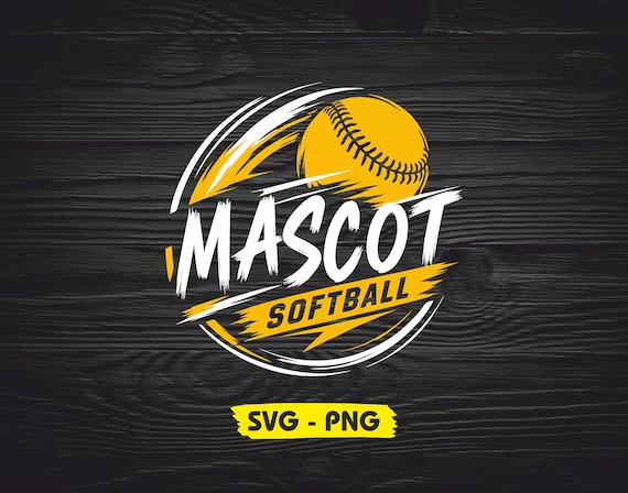 Softball SVG-PNG, Softball Team Png Svg. Softball Player Template. Baseball Digital File. Your Team Name