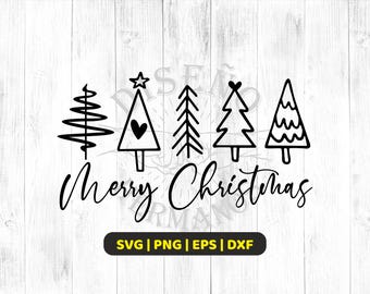 Merry Christmas tree Svg,Png file: Winter Holiday shirt Cut file for cricut