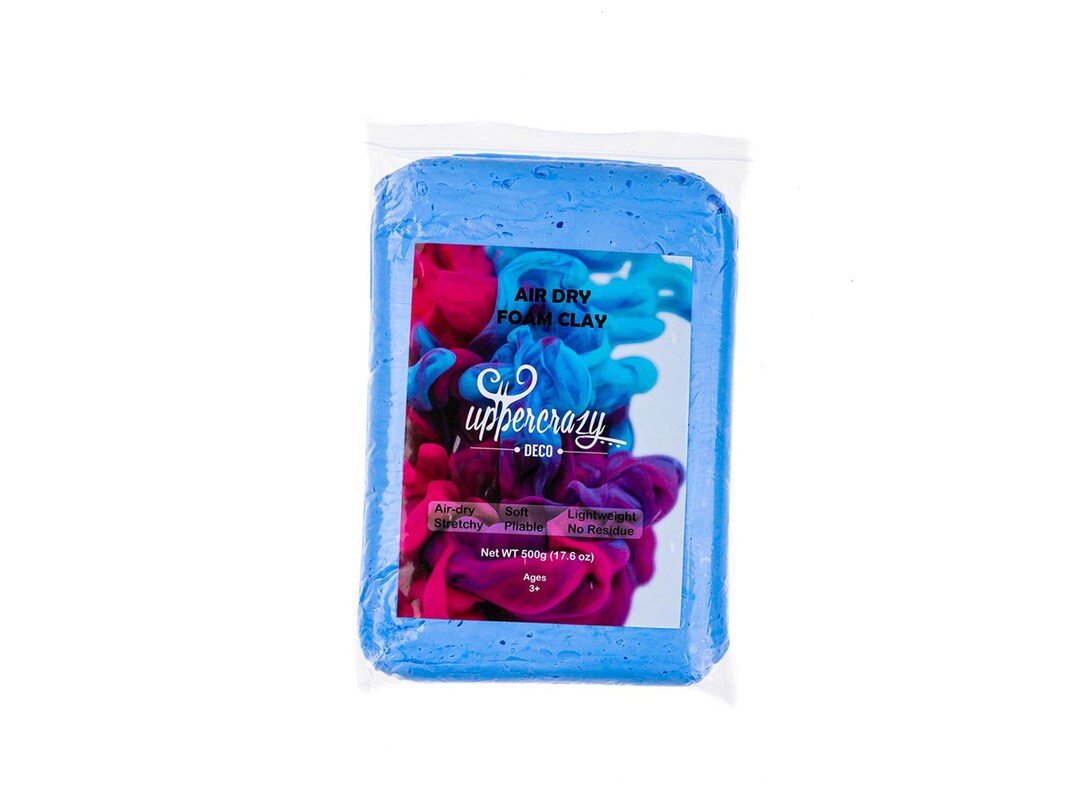 Sky Blue Foam Clay ,air Dry Foam Clay,air Dry Clay, Crafts Clay,cosplay Foam Clay,fake Bake
