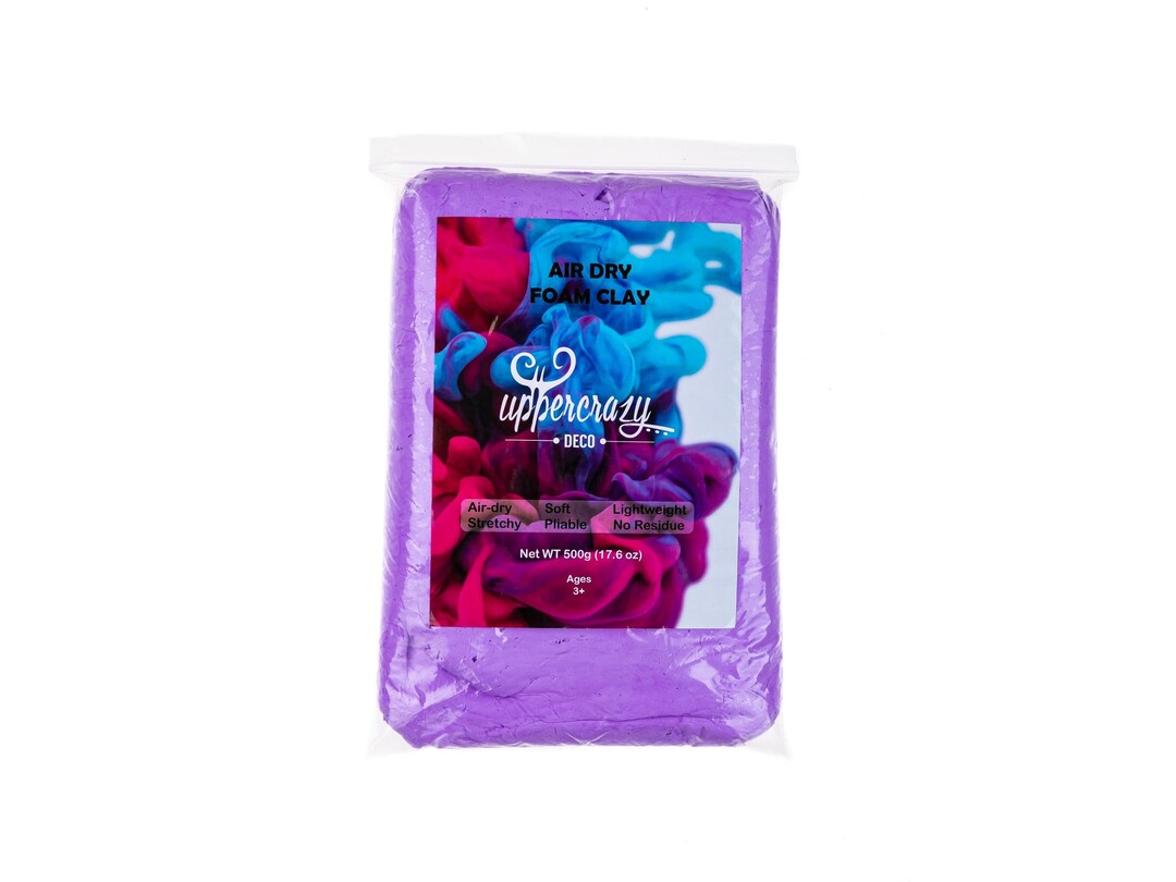 Light Purple Foam Clay ,air Dry Foam Clay,air Dry Clay, Crafts Clay