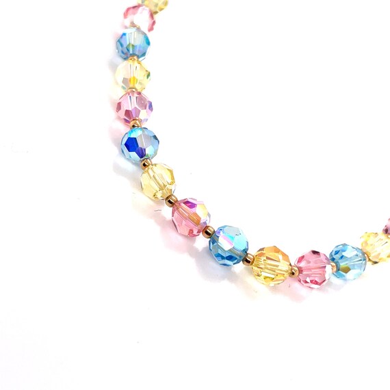 14KT Yellow Gold Multi Color Gem Beaded Necklace - image 2