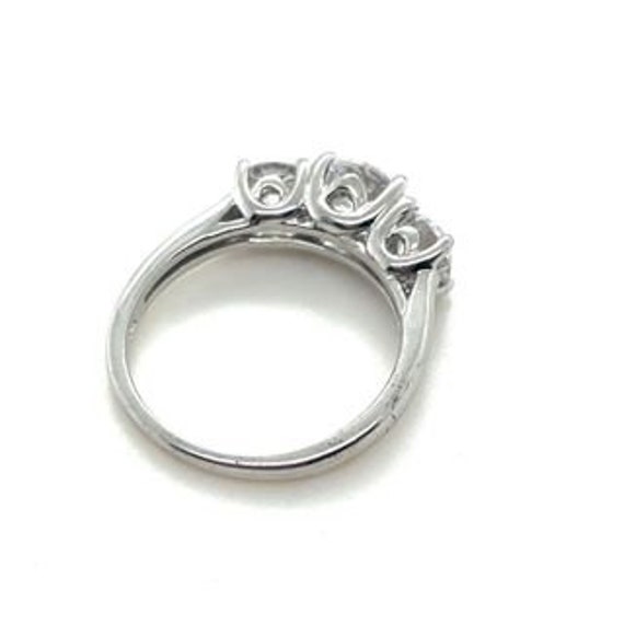 Natural Aquamarine & Zambian Emerald Ring 925 Sterling Silver Three