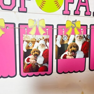 Banner de fotos de hitos de softbol para niñas, desde recién nacidas hasta los 12 meses, banner de cumpleaños deportivo de softbol para niñas, banner de fotos de graduación, recuerdo de fiesta del equipo