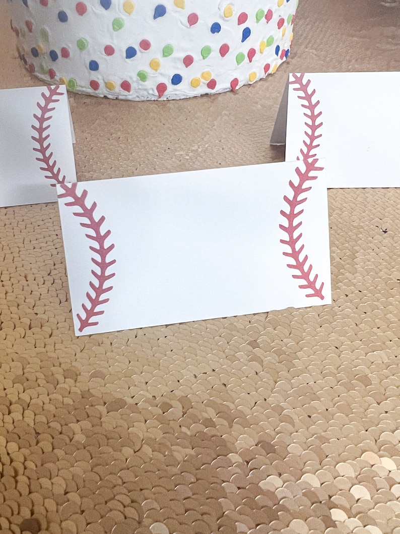 Baseball Food Tents baseball birthday rookie of the year baseball boys birthday first birthday baseball birthday decor cake
