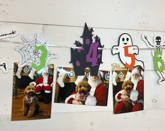 Neugeborenen Foto Banner, ein Jahr Geburtstag, Halloween Banner, Halloween Geburtstag, erstes Jahr Geburtstag, gruselig eins, gruselige Torten topper, Neugeborene