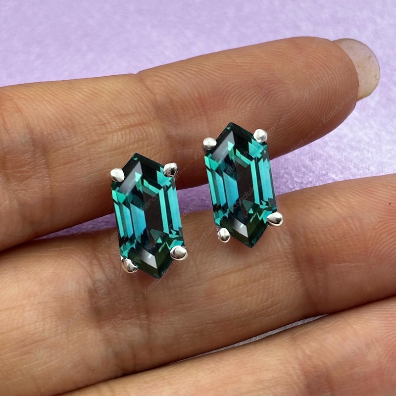SHEETAL Earrings (Teal) main image 1