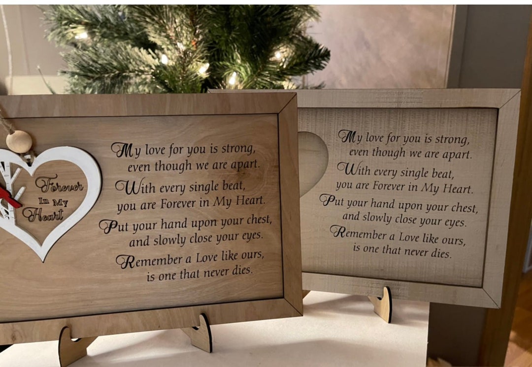 Personalized Memorial Picture Frame/ and Ornament - Etsy