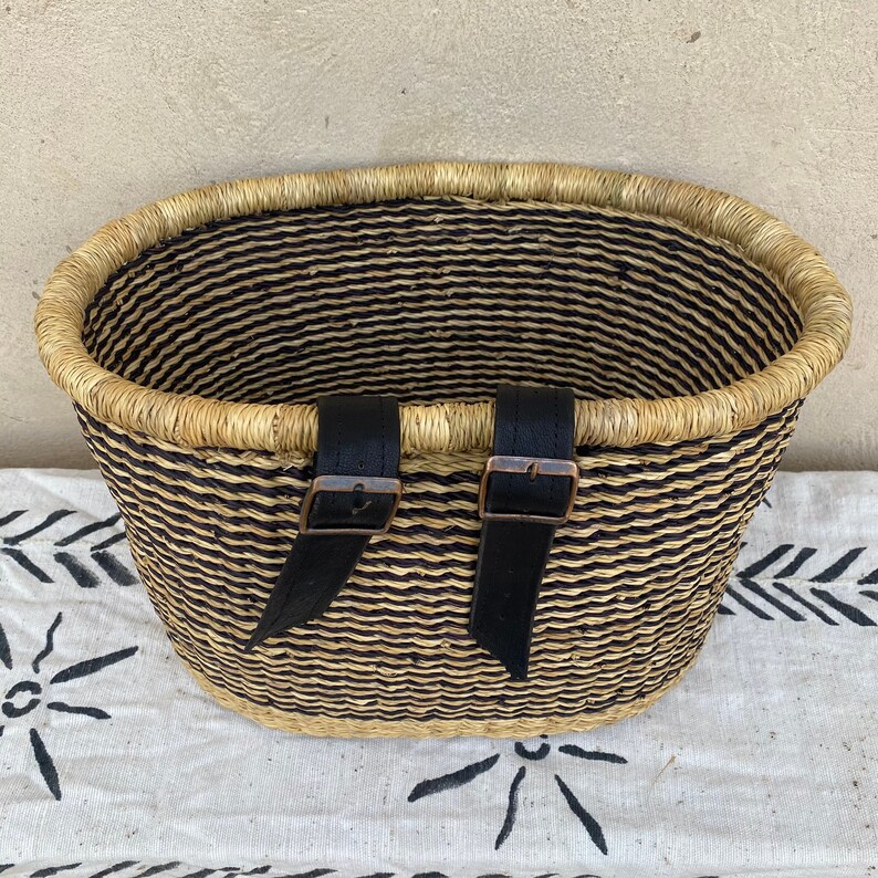 Bolga/ghana Bicycle Basket/bike Basket Etsy