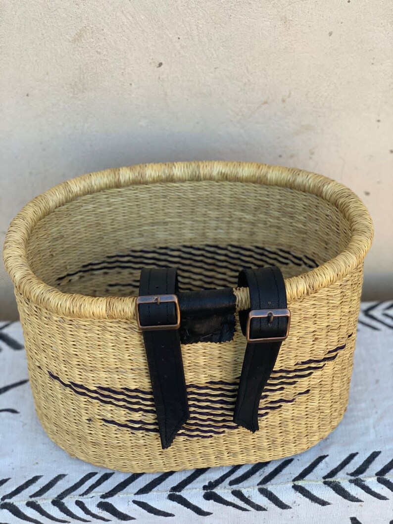 Bolga/ghana Bicycle Basket/bike Basket Etsy