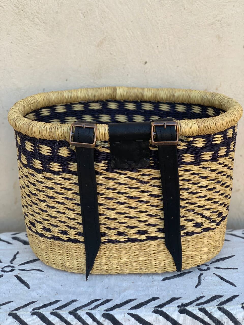 Bolga/ghana Bicycle Basket/bike Basket Etsy