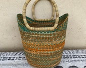 BOLGA Ghana Shopping Basket Yekine Bolga Basket