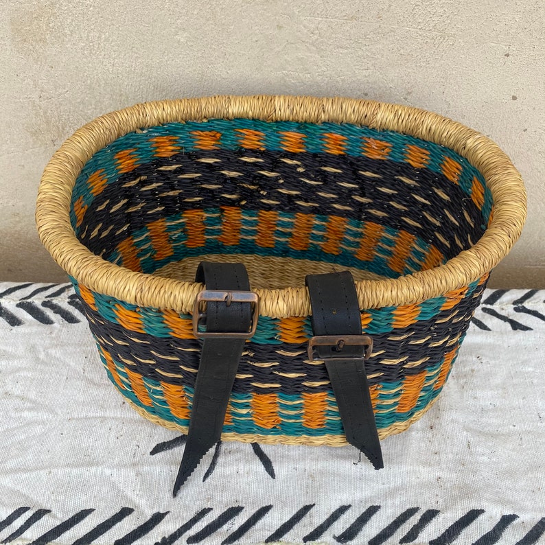 Bolga/ghana Bicycle Basket/bike Basket Etsy