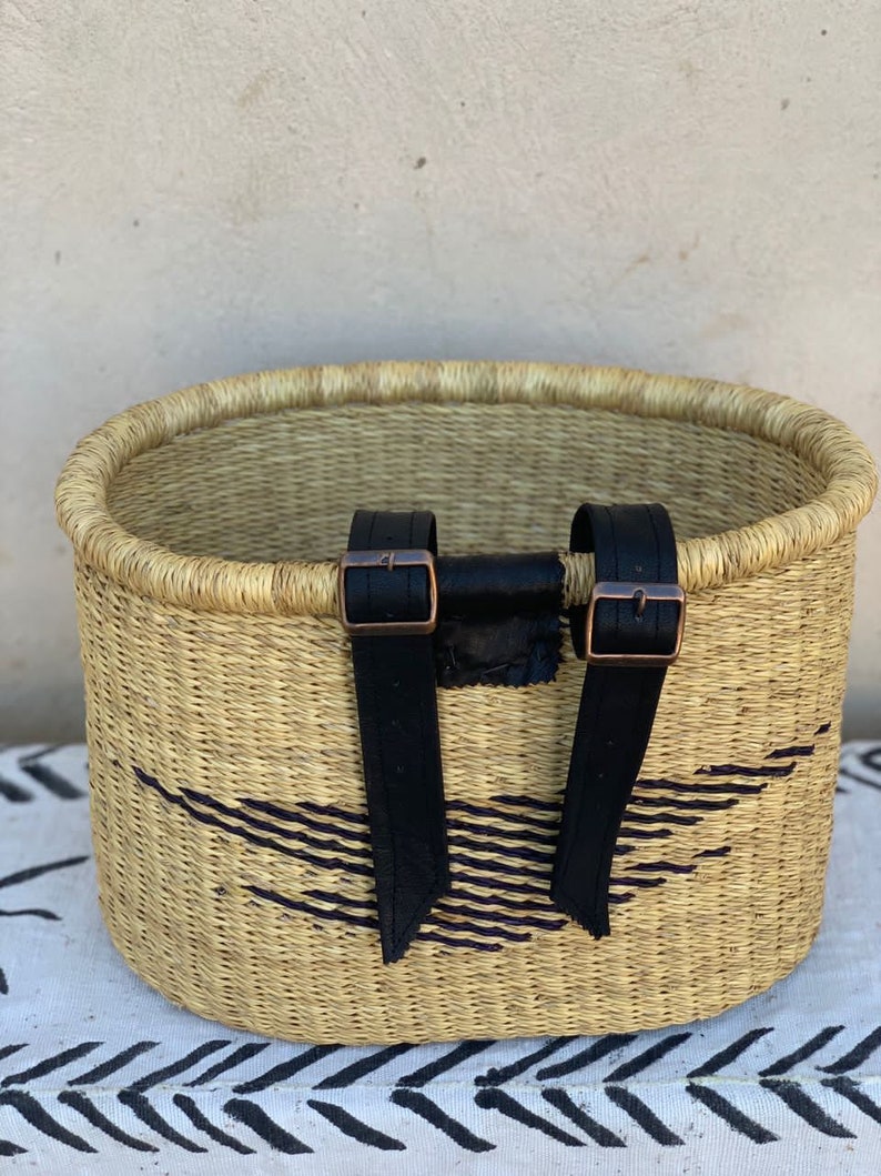 Bolga/ghana Bicycle Basket/bike Basket Etsy