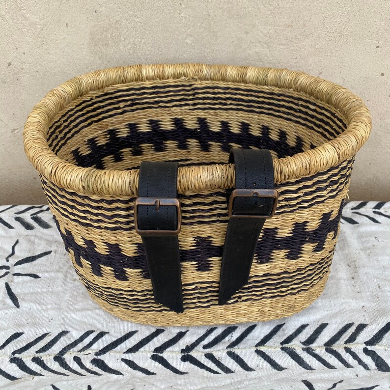 Bolga/ghana Bicycle Basket/bike Basket Etsy