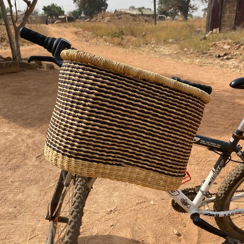 Bolga/ghana Bicycle Basket/bike Basket Etsy