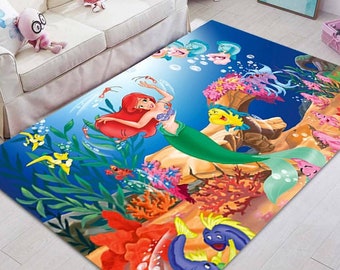 92 cm ALAZA Mermaid Scales Watercolor Ocean Sea Round Area Rug for Living Room Bedroom 3' Diameter 92 cm ALAZA Mermaid Scales Watercolor Ocean Sea Round Area Rug for Living Room Bedroom 3' Diameter