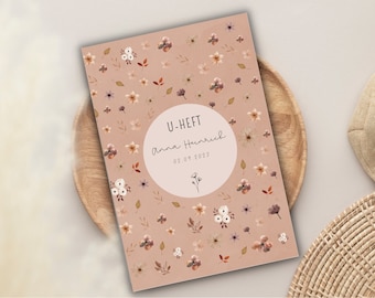 Personalized U-book cover + vaccination certificate maternity record covers