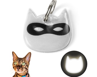 Odblaskowy brelok Ninja Cat: zawieszka o wysokiej widoczności (zestaw 2 sztuk)