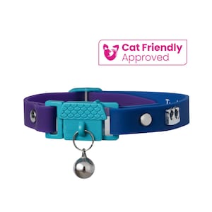Kittyrama Monte Carlo Cat Collar: Soft Silicone, Breakaway Clasp