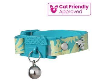 Kittyrama KITTEN Jungle Neon Botanicals Collection. Award Winning Cat Collars. Comfy & Soft. Hypoallergenic, Breakaway Quick Release Clasp