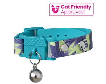 Kittyrama KITTEN Lotus Neon Botanicals Collection. Award Winning Kitten Collars. Comfy, Soft. Hypoallergenic, Breakaway Quick Release