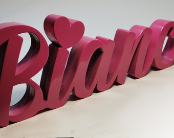 Personality writing - your name in painted wood