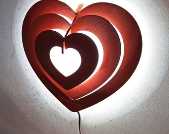 Shop window decorations - Led applique - Heart