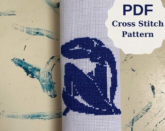 Henri Matisse Blue Nudes Cross Stitch Pattern (Digital Download)