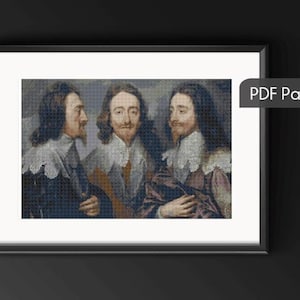 Schema punto croce Carlo I: Ritratto di Van Dyck (PDF)