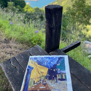 Patrón de punto de cruz de la terraza del café de Van Gogh por la noche, bordado de una famosa pintura (patrón en PDF) imagen 10