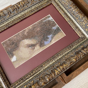 The Fallen Angel Cross Stitch Pattern: Alexandre Cabanel Artwork (PDF)