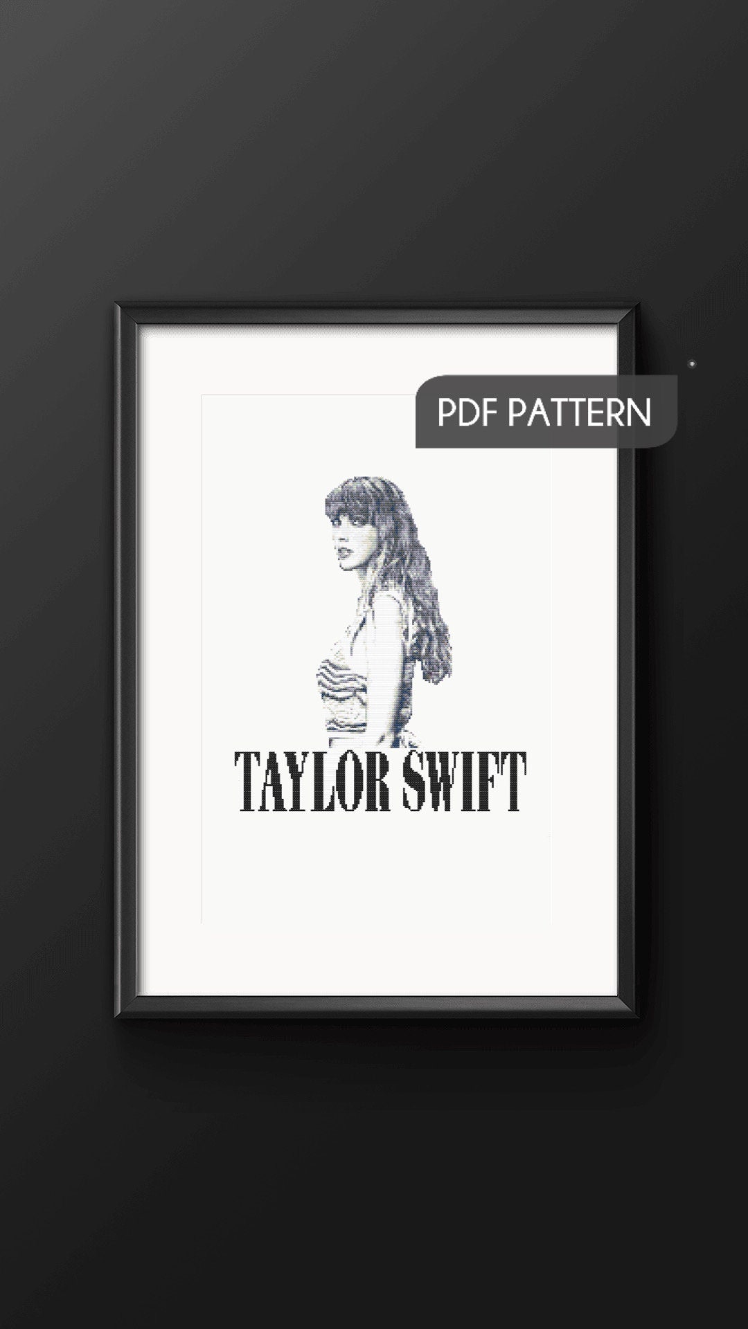 Taylor Swift Pattern Swiftie Xstitches, Taylor Swift Cross Stitch Pattern, Eras Tour ...